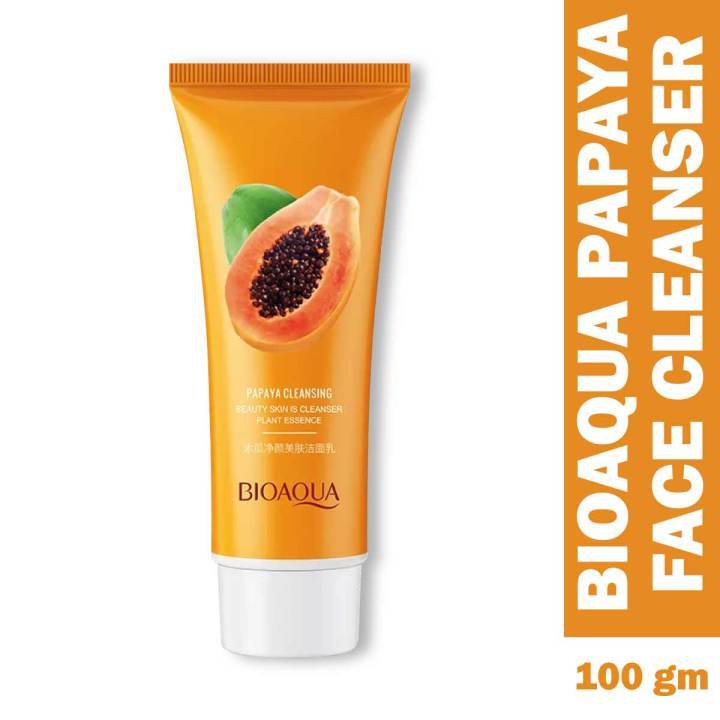 Bioaqua Papaya Purifying Moisturising Cleanser - 100g